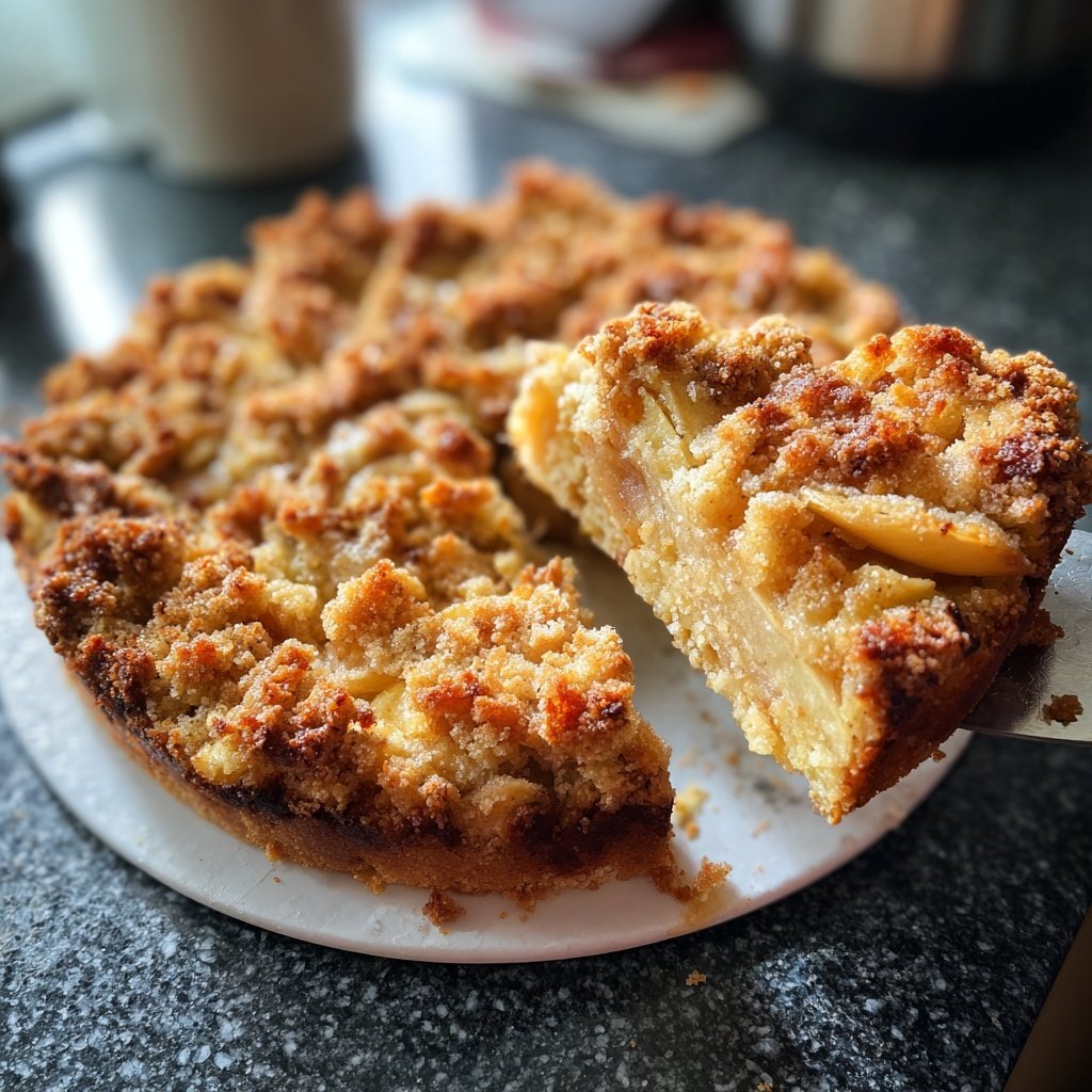 Streuselkuchen Mit Apfel Und Vanille