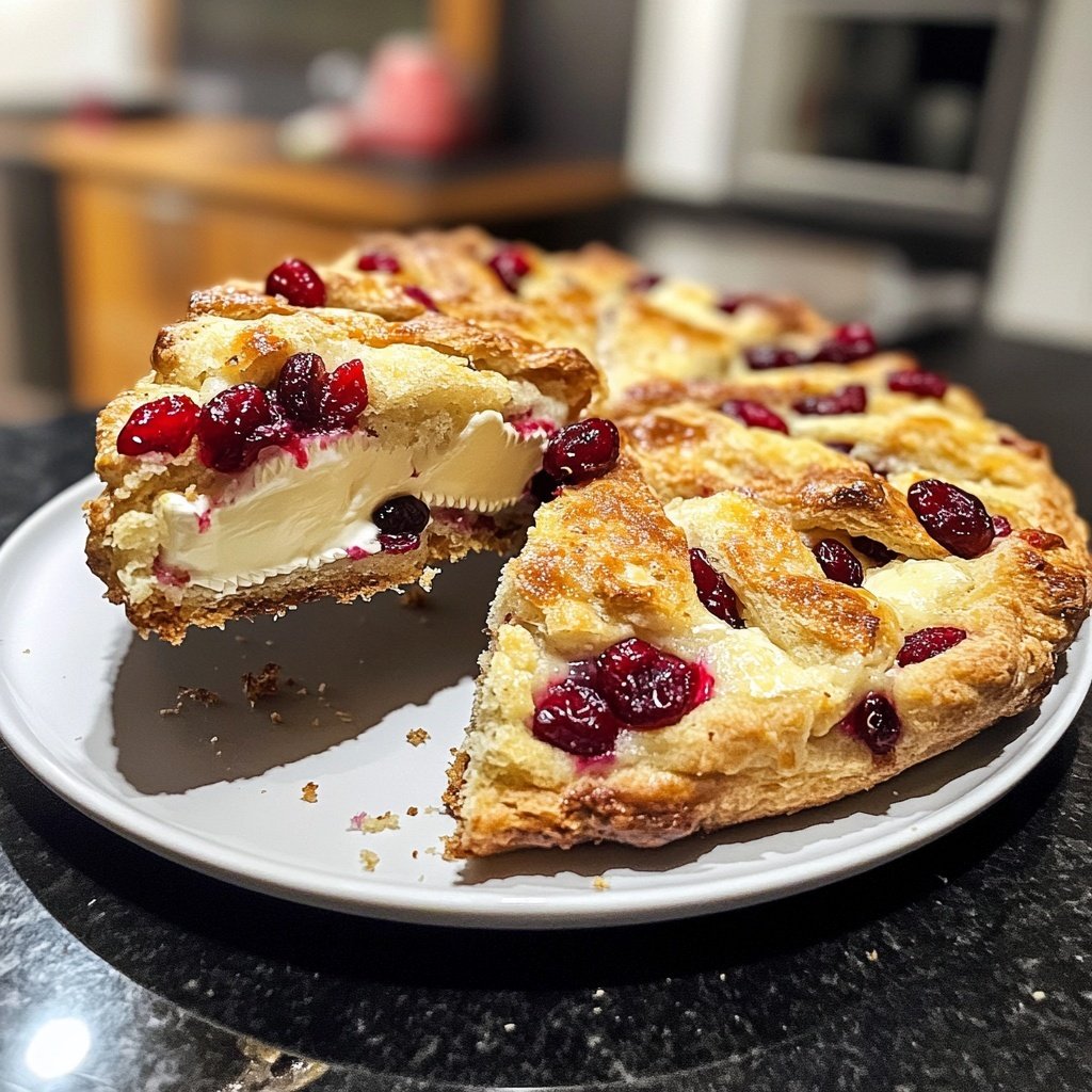 Cranberry-Brie-gefülltes Hähnchen