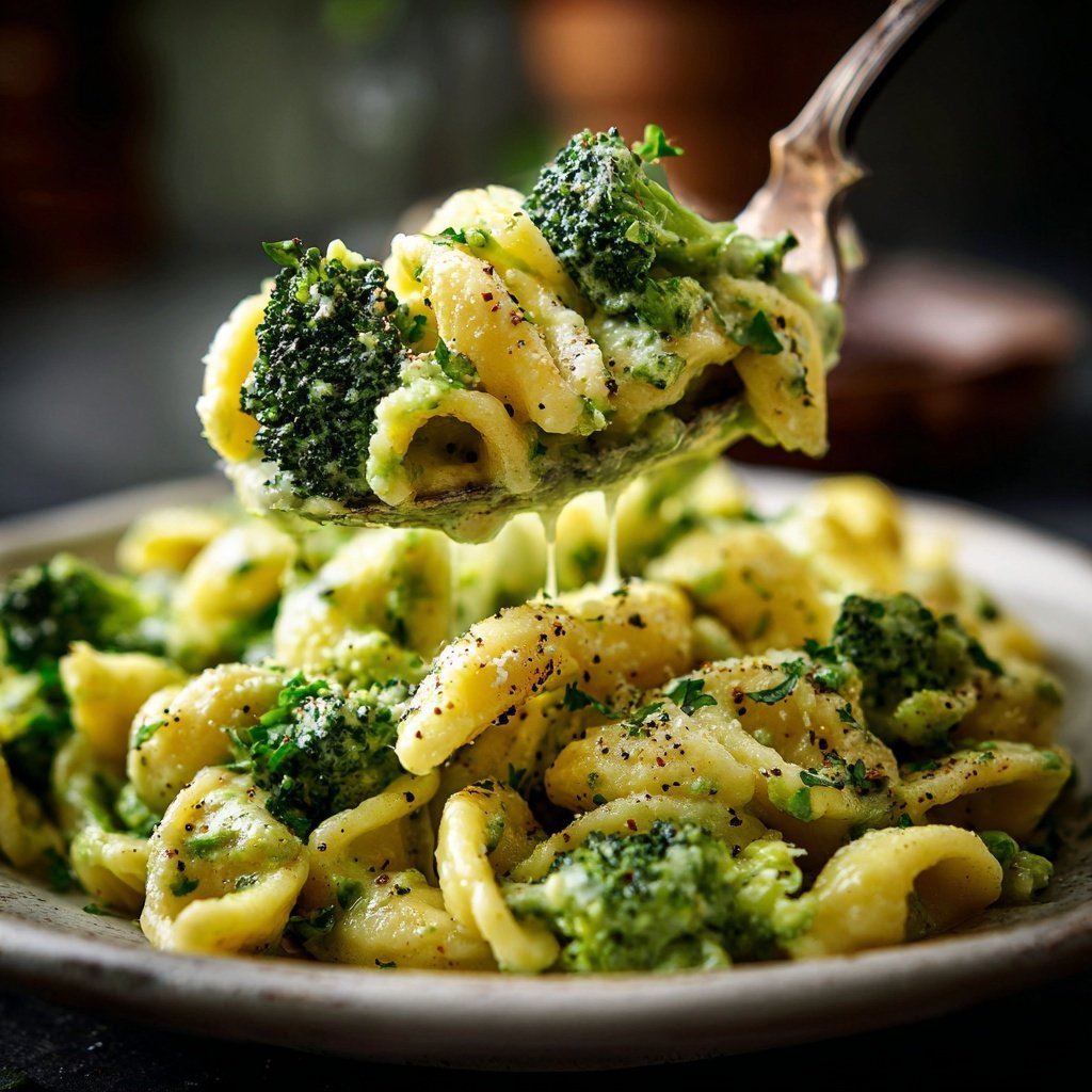 Pasta Mit Brokkoli Und Sahnesauce
