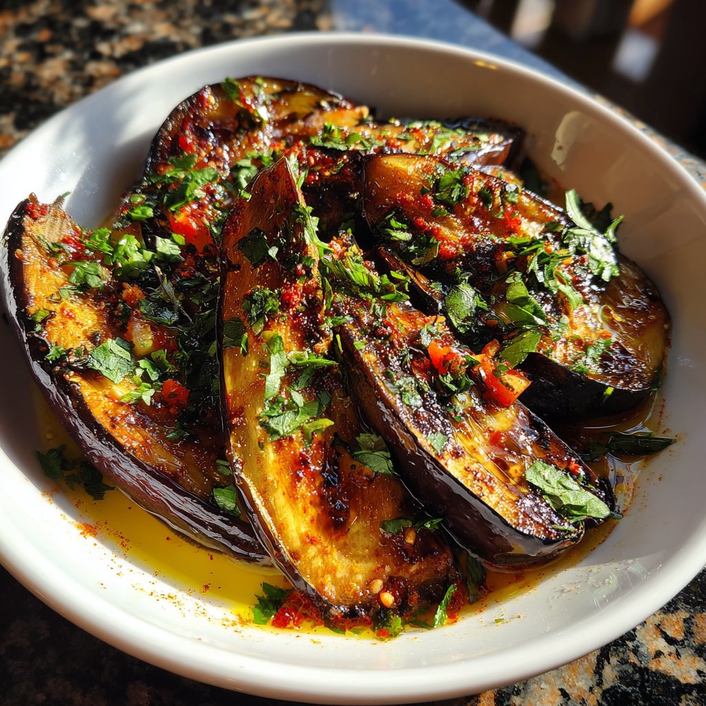 Auberginen mediterran saftig