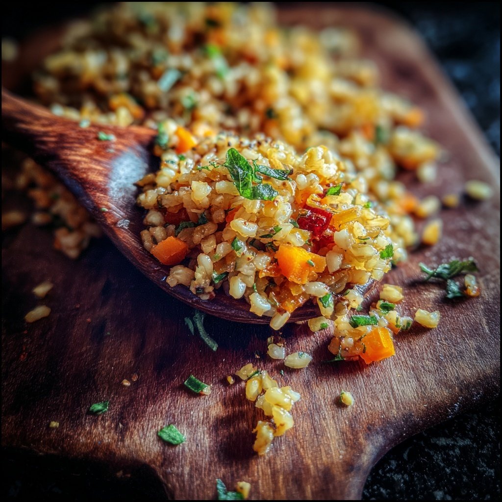 Abendessen mit Reisgericht