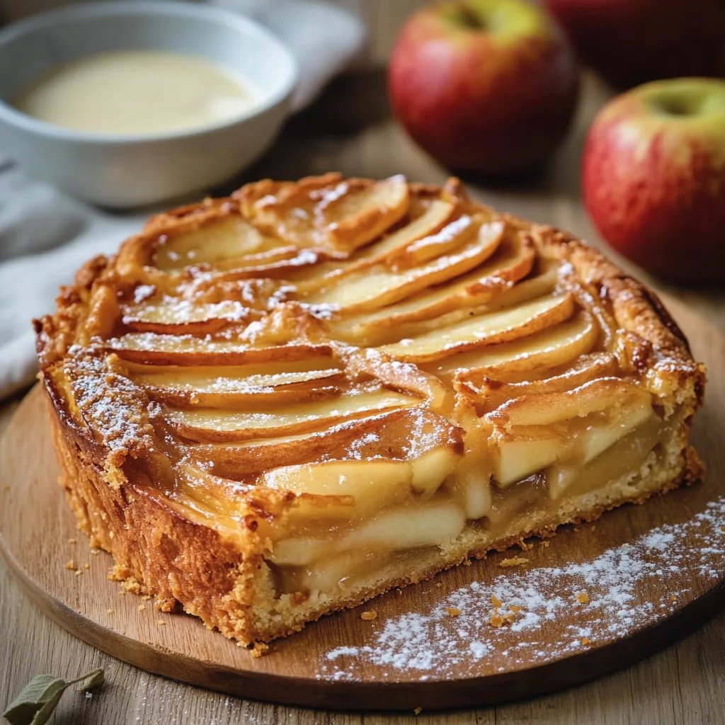Französischer Apfelkuchen