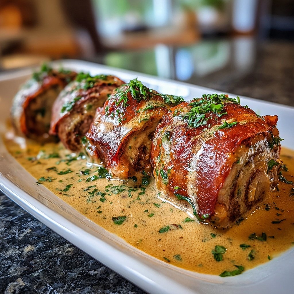 Hausmannskost Rinderrouladen mit Rahmsoße