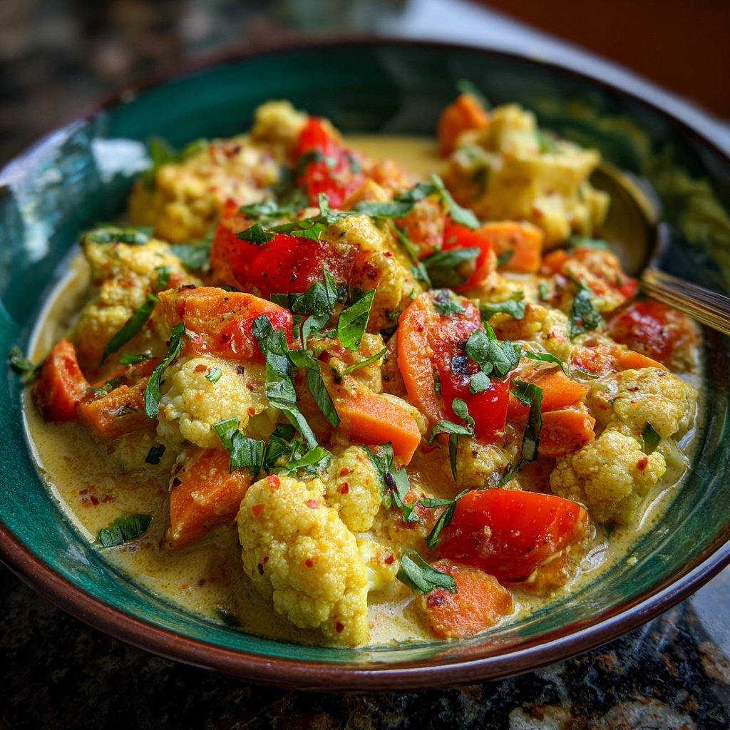 Kalorienarmes Gemüse Curry