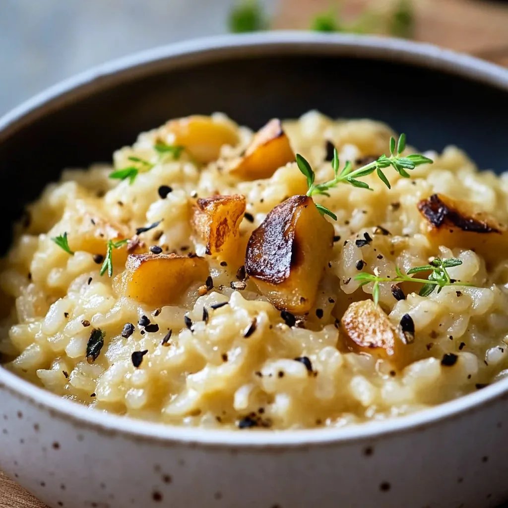 Cremiges Hokkaido Kürbisrisotto
