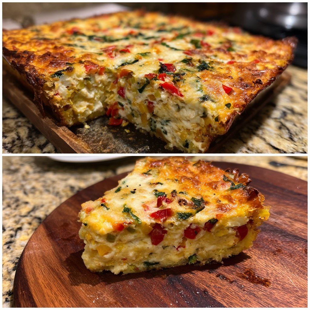 Vegetarischer Nudelauflauf Leicht