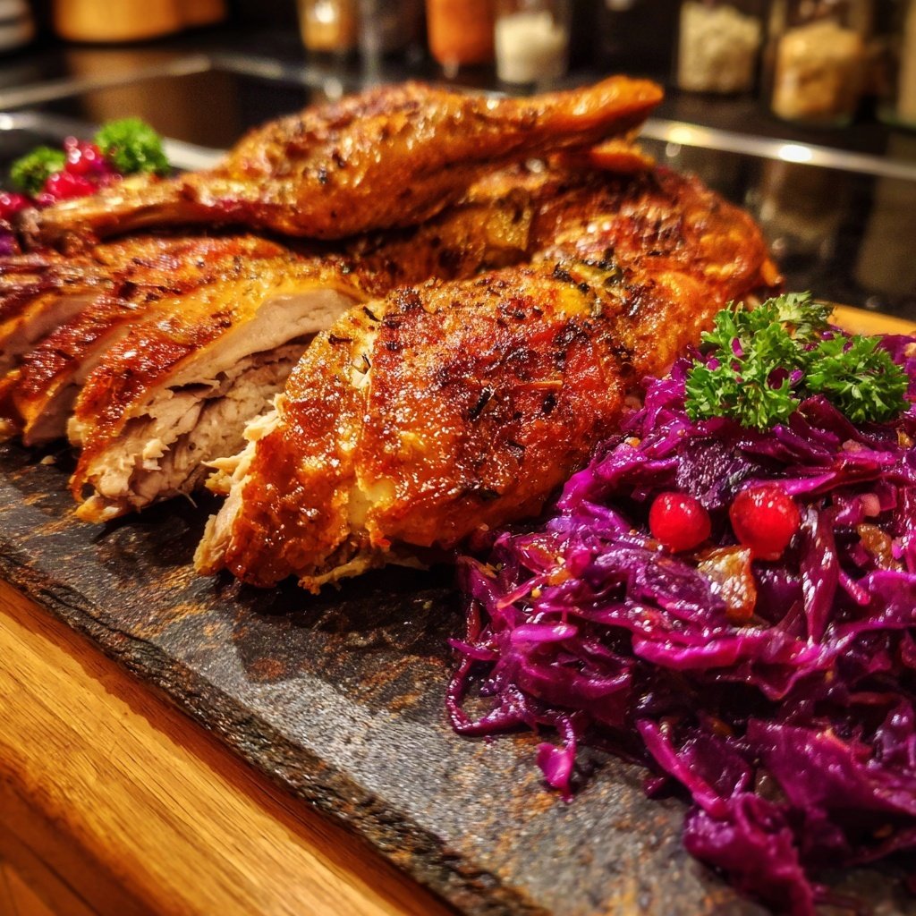 Saisonal & Festlich Weihnachtsgans mit Rotkohl