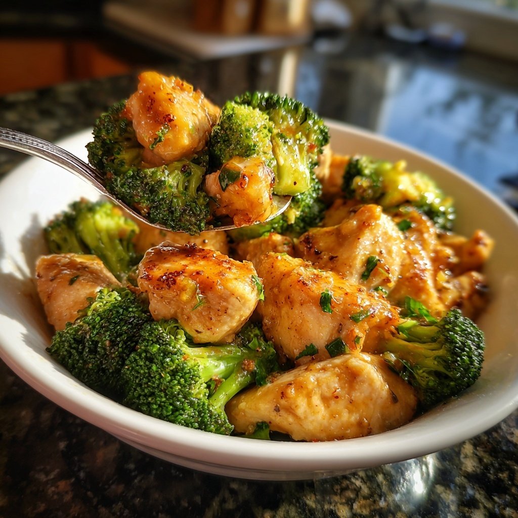 Brokkoli Hähnchen Pfanne Schnell