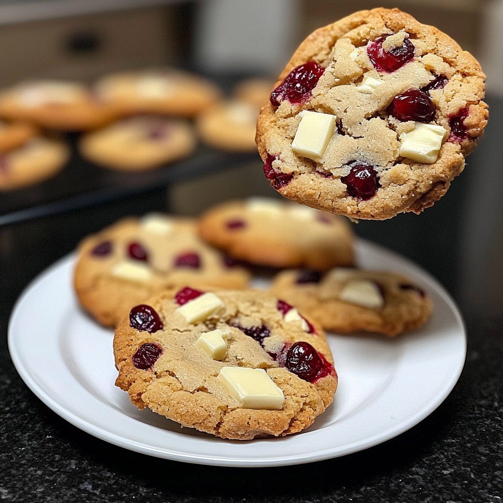 Cranberry-Weiße-Schokolade-Kekse