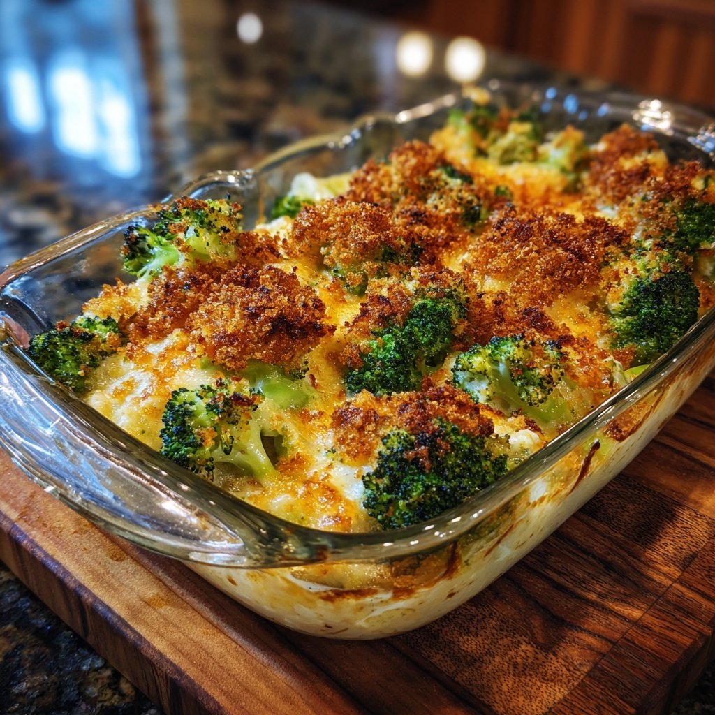 Brokkoli Auflauf Mit Senf Note