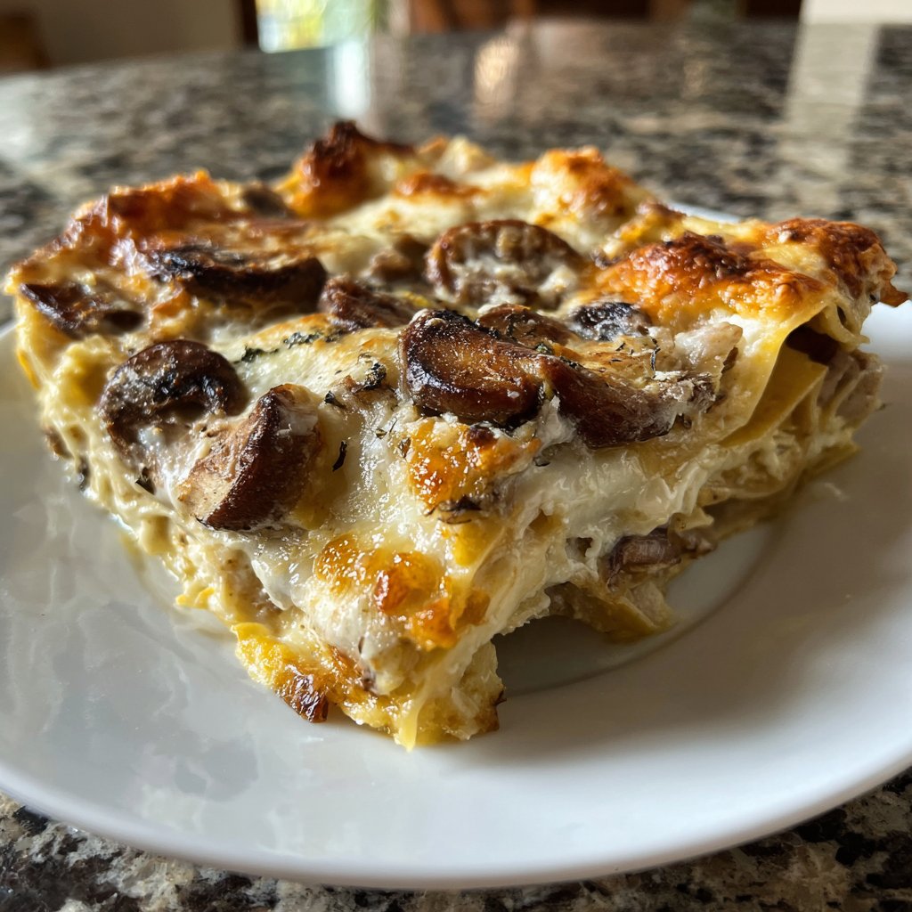 Lasagne mit Pilzen
