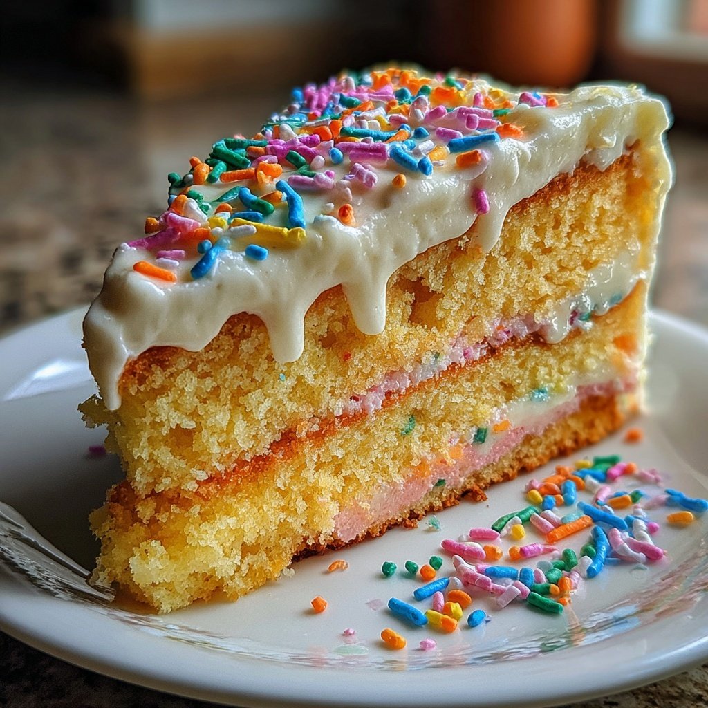 Geburtstagskuchen bunt dekoriert