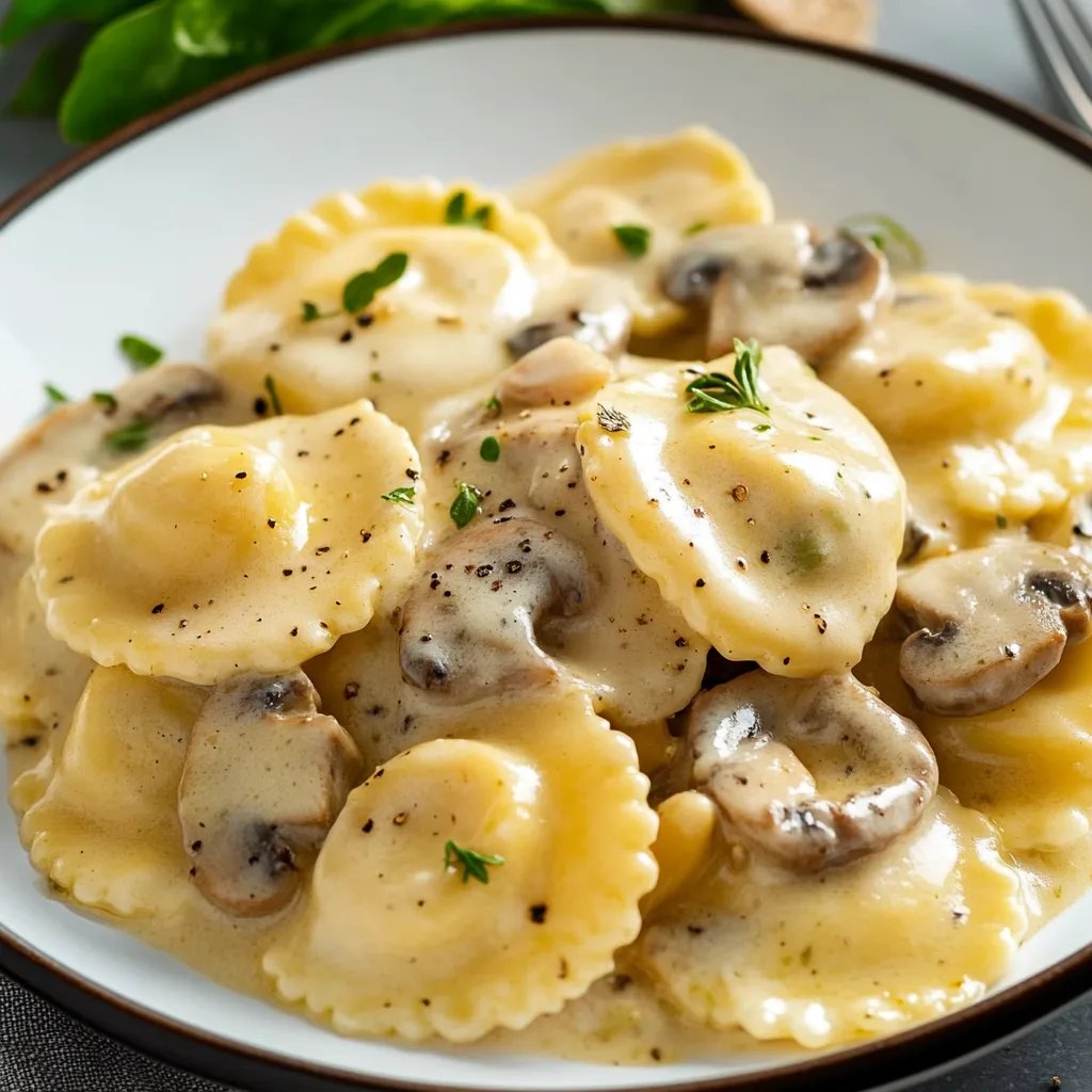 Mushroom Ravioli Sauce